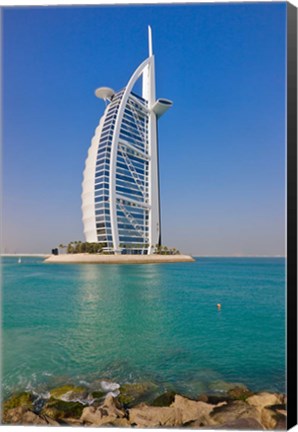 Framed Burj Al Arab Hotel, Dubai, United Arab Emirates Print