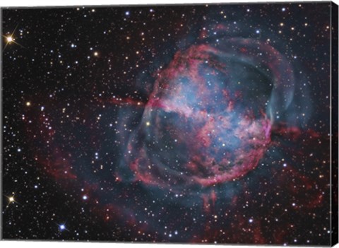 Framed Close up of The Dumbbell Nebula Print