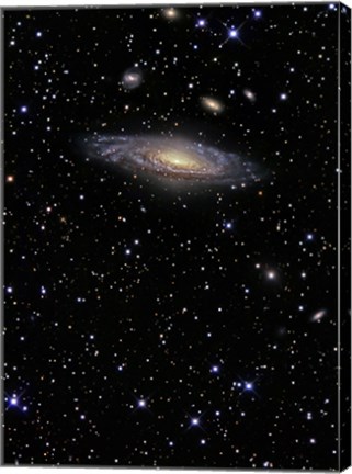 Framed NGC 7331, A Spiral Galaxy in the Constellation Pegasus Print