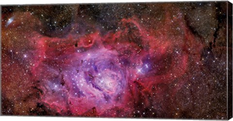 Framed Lagoon Nebula Print