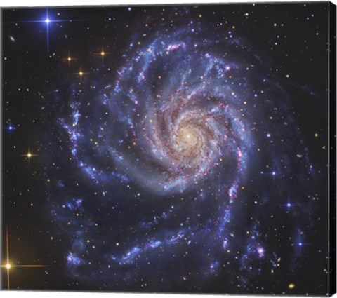 Framed Pinwheel Galaxy Print