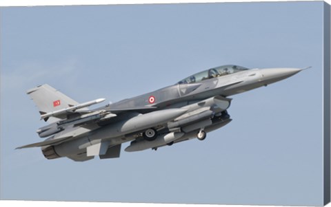 Framed Turkish-built F-16, Izmir Air Show in Turkey Print