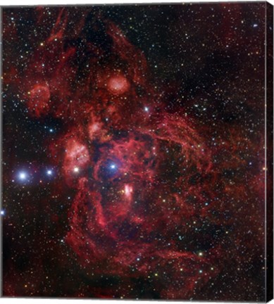 Framed Lobster Nebula in Scorpius Print