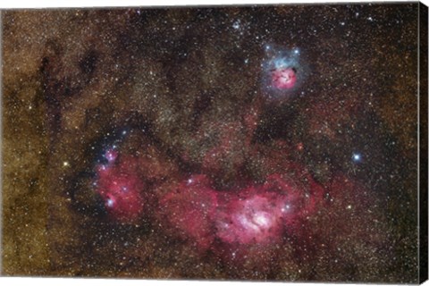 Framed Nebulosity in Sagittarius Print