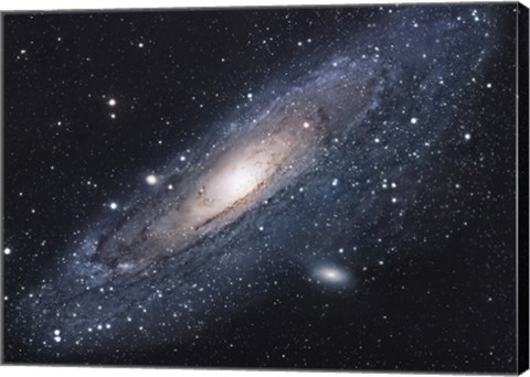 Framed Andromeda Galaxy (close up) Print