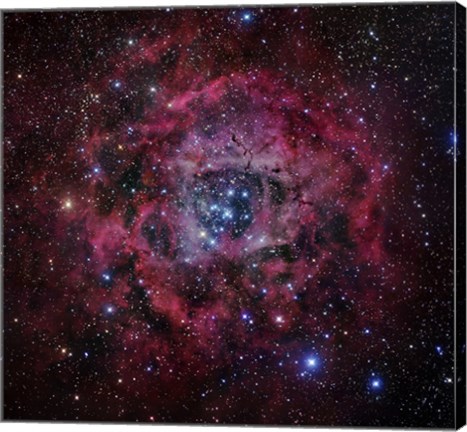 Framed Rosette Nebula Print