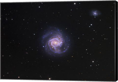 Framed Spiral Galaxy in Virgo Print