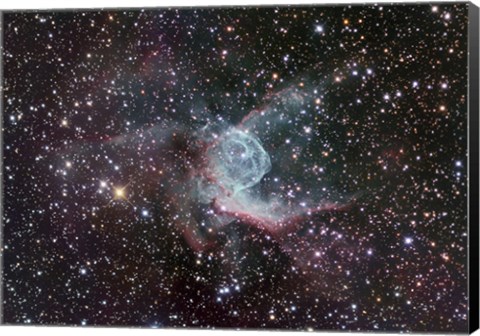 Framed Thor&#39;s Helmet in Canis Major Print