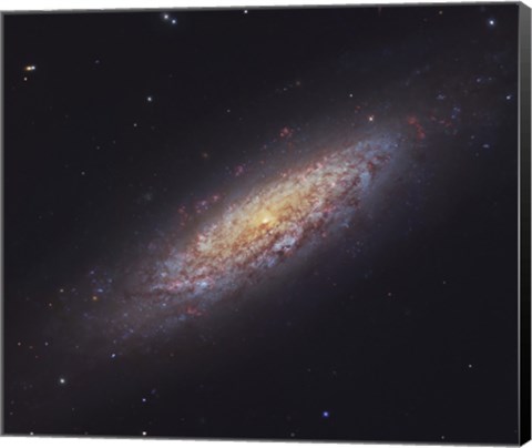 Framed Spiral Galaxy in the Constellation Draco Print