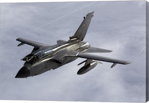 Framed Luftwaffe Tornado IDS over northern Germany (side view) Print