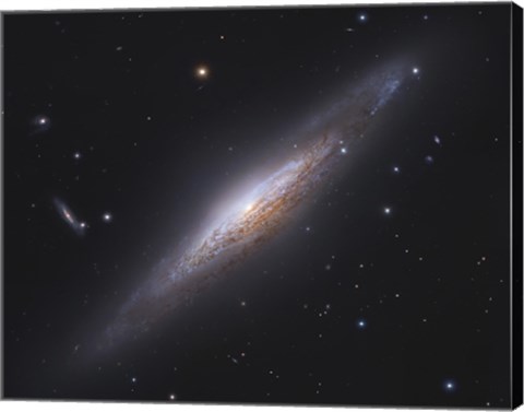 Framed Spiral Galaxy in Lynx (close up) Print