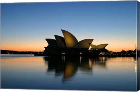 Framed Sydney Opera House at Dawn, Sydney, Australia Print