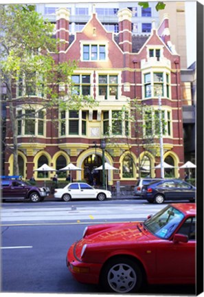 Framed Collins Street, Melbourne, Victoria, Australia Print