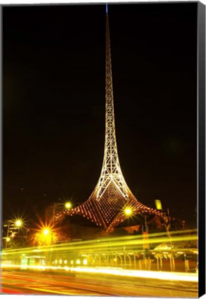 Framed Spire of Victorian Arts Centre, Melbourne, Victoria, Australia Print