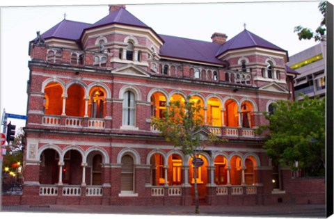 Framed Mansions, Brisbane, Queensland, Australia Print