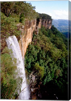 Framed Australia, New South Wales, Fitzroy Falls Print