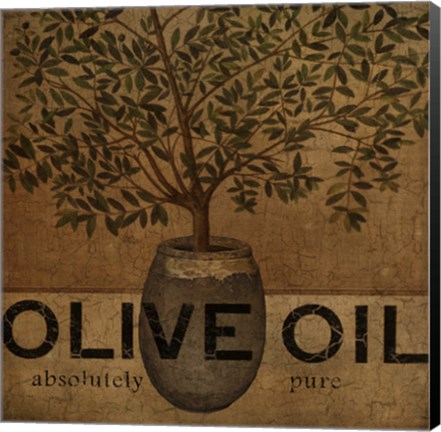 Framed Olive Oil Print