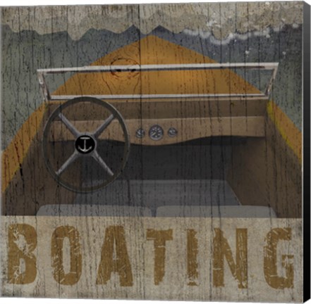 Framed Boating Print