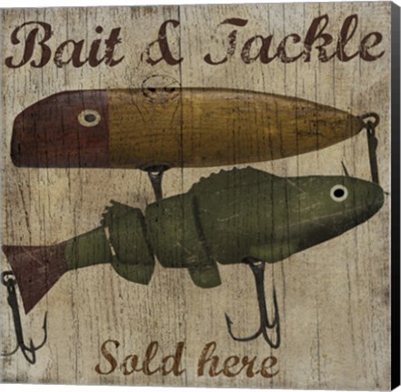 Framed Bait &amp; Tackle Print