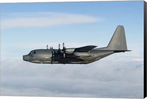 Framed MC-130P Combat Shadow in flight (side view) Print