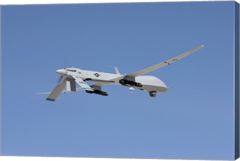 Framed MQ-1 Predator Over New Mexico Print