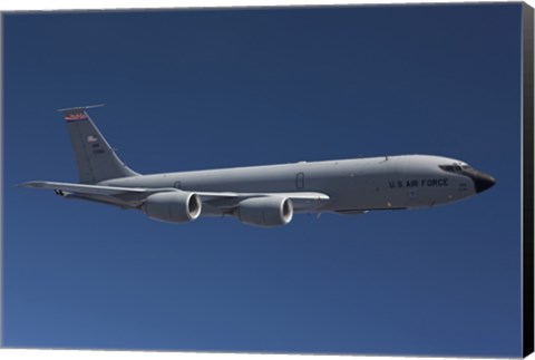 Framed KC-135R over Arizona Print