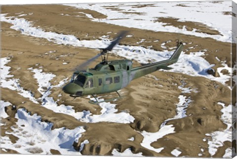 Framed UH-1N Twin Huey, New Mexico Print