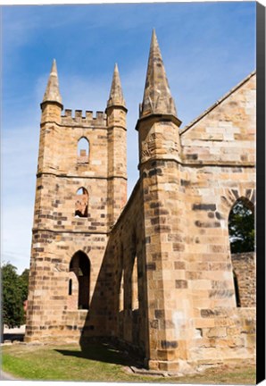 Framed Tower at Port Arthur historic penitentiary, Australia Print