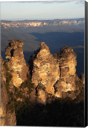 Framed Australia, New South Wales, Three sisters, rock formation Print