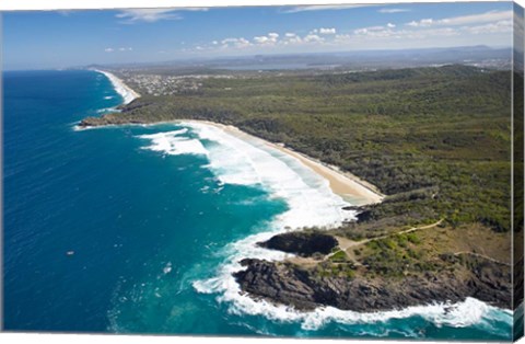 Framed Australia, Queensland, Alexandria Bay, Coastline Print