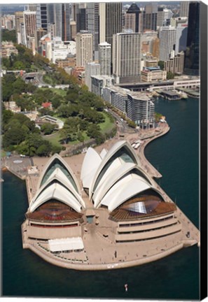 Framed Sydney Opera House, Botanic Gardens, Sydney, Australia Print