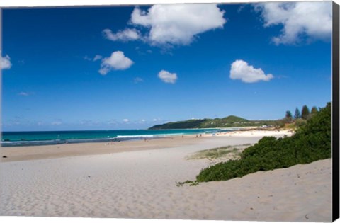 Framed Australia, Byron Bay&#39;s beautiful turquoise beaches Print