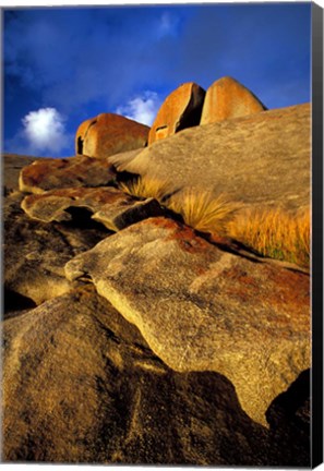 Framed Australia, Kangaroo Island, Rocky Landscape Print