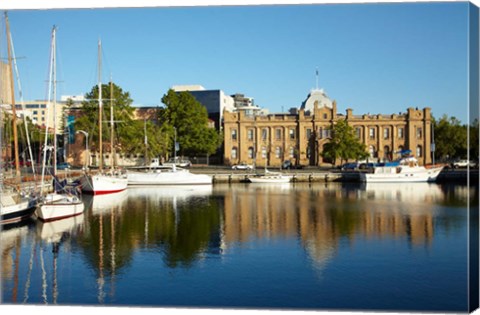 Framed Australia, Hobart, Museum and Art Gallery, Boats Print