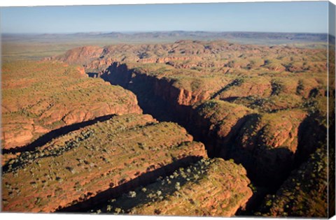 Framed Deep Gorge, Purnululu NP, Kimberley Region, Australia Print