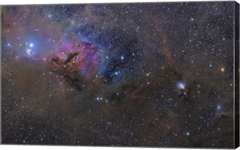 Framed Nebulosity in the Taurus Constellation Print