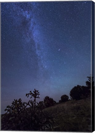 Framed Milky Way Rises Over Kenton, Oklahoma Print