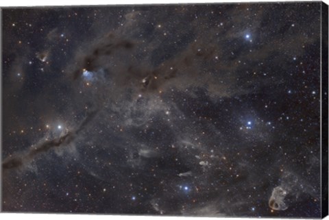 Framed Dusty Nebulae of Taurus Print