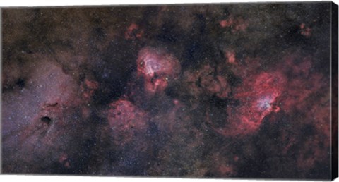 Framed Sagittarius Region of Milky Way Galaxy Print