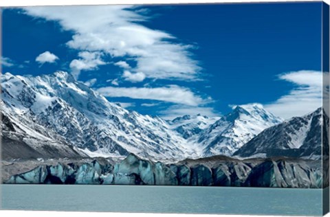 Framed Tasman Glacier Terminal Lake, South Island, New Zealand Print