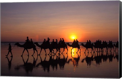 Framed Cable Beach, Broome, Kimberley, Australia Print