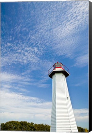 Framed Australia, Cleveland Point Lighthouse, Stradbroke Isl Print