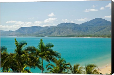 Framed Australia, Port Douglas, Trinity Bay, Flagstaff Hill Print