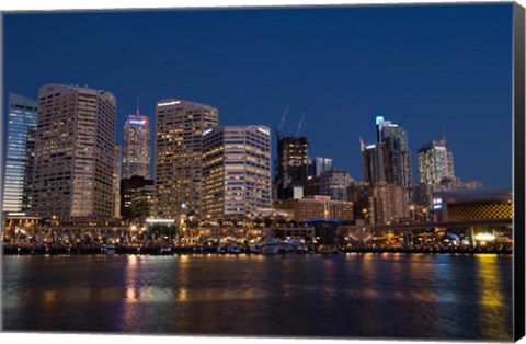 Framed Darling Harbour, Sydney, New South Wales, Australia Print