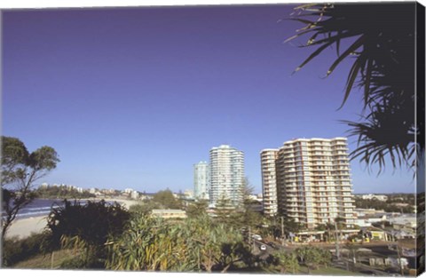 Framed High-rises, Coolangatta, Gold Coast, Queensland, Australia Print