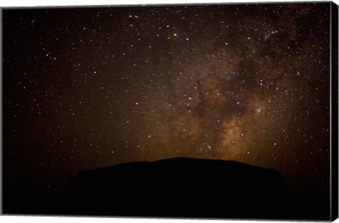 Framed Australia, No Territory, Uluru-Kata Tjuta NP, Stars Print