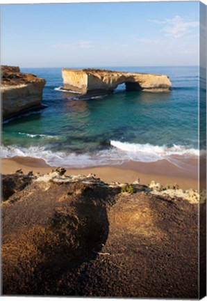 Framed Australia, Port Campbell, Tasman Sea, cliffs Print