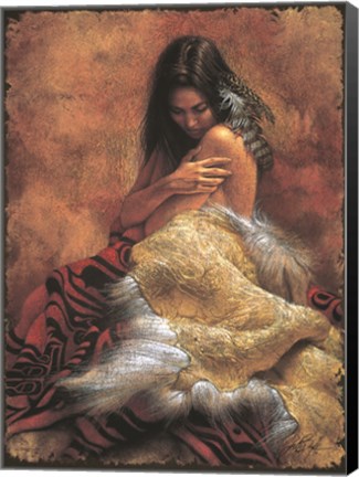 Framed Wrapped in Warmth Print