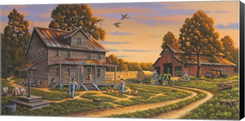 Framed Backbone of America Print