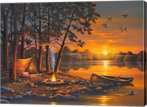 Framed R and R Print